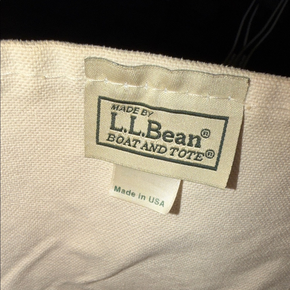 Vintage 80s 90s L.L. Bean Boat and Tote - Picture 2 of 5